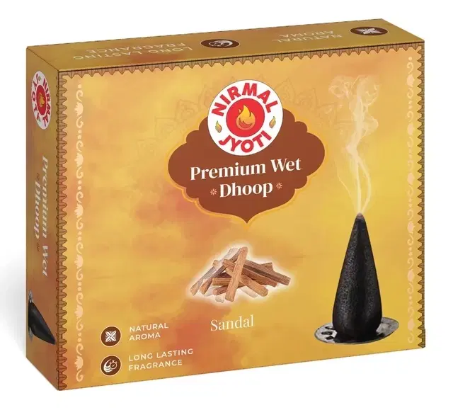 Nirmal Jyoti Sandal Wet Dhoop 36 g