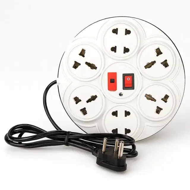 Kaltron 8 In 1 Universal Extension Board, White