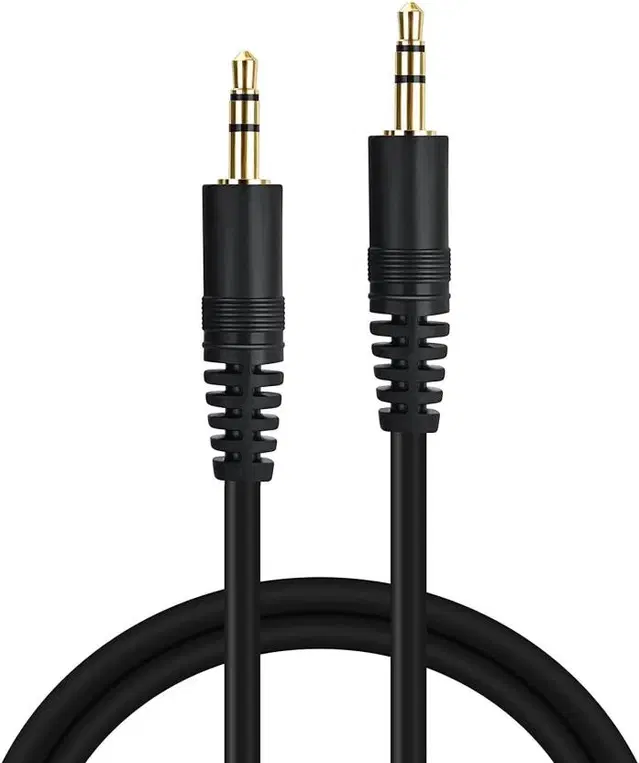 AUX Cable 1 Mtr, Compatible with Mobile, Laptop, Tablet, Mp3, Gaming Device