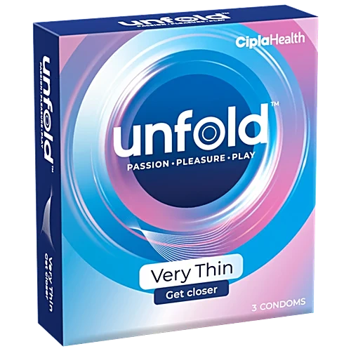 Unfold Very Thin Condoms, 3 pcs
