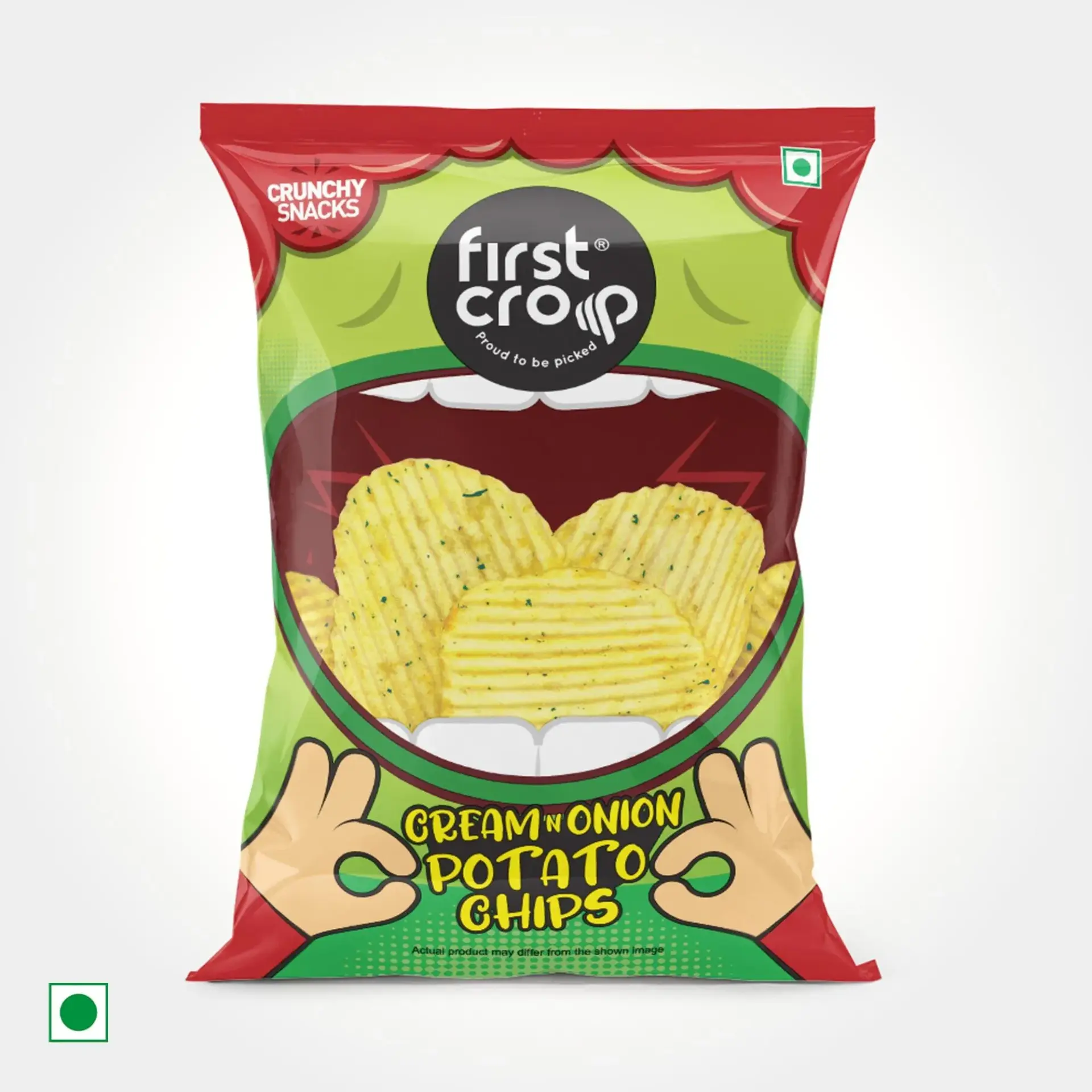 First Crop Cream & Onion Chips