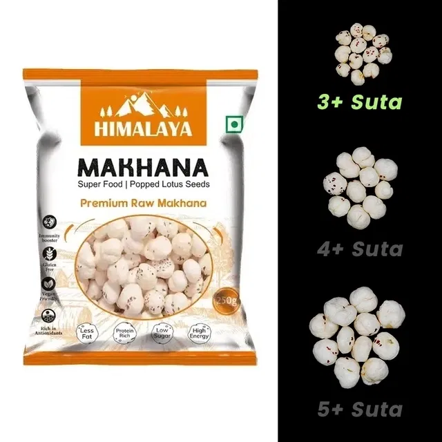 Premium Himalaya Makhana 3+ suta 250 gm