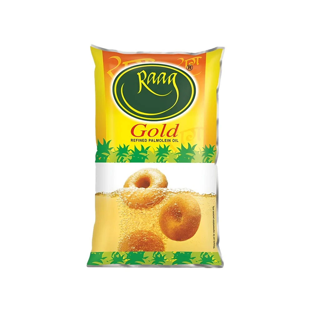 Raag Gold Palmolein Refined Oil 650 g (Pouch)