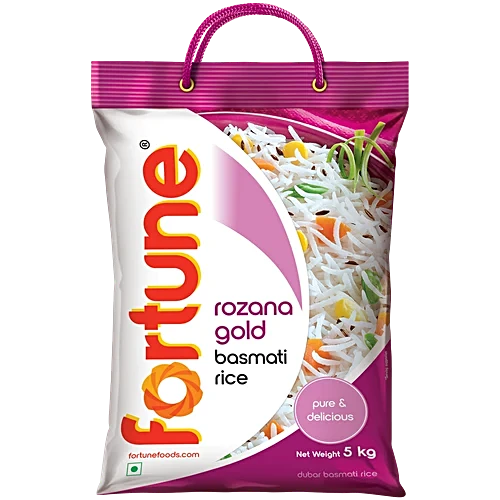 Fortune Rozana Gold Dubar Basmati Rice, 5 kg