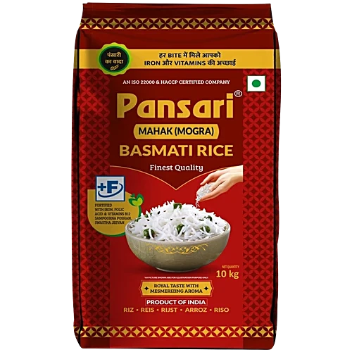 PANSARI Mahak Basmati Rice, 10 kg