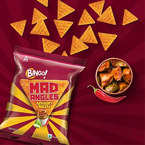 Bingo! Achaari Masti Mad Angles, 117 g